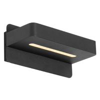 Moderné nástenné svietidlo čierne vrátane LED s USB - Ted