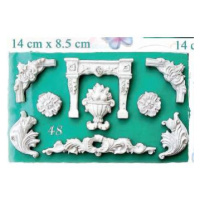 Silikónová forma ornamenty - Galias Moulds