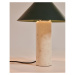 Zelená stolová lampa s kovovým tienidlom (výška 32 cm) Valentine - Kave Home