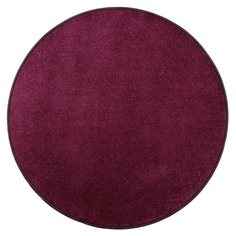 Kusový koberec Eton fialový 48 kruh - 67x67 (průměr) kruh cm Vopi koberce