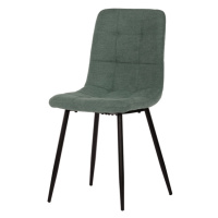 Sconto Jedálenská stolička KARA zelená/čierna