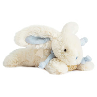 Plyšový zajačik Lapin Bonbon Doudou et Compagnie modrý 20 cm v darčekovom balení od 0 mes