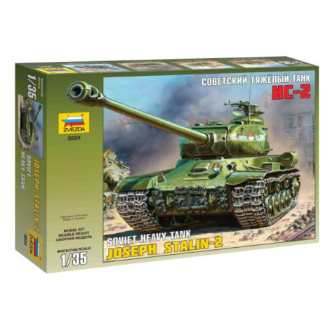 Model Kit tank 3524 - Josef Stalin-2 Soviet Heavy Tank (1:35) Zvezda