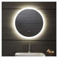 AQUAMARIN kúpeľňové LED zrkadlo okrúhle - 60 cm