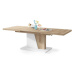 Konferenčný stolík rozkladací Flox 120-180x60x70 cm (dub, biela)