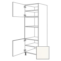 Kuchynská skrinka vysoká Naturel Erika24 pre rúru a mikrovlnnú rúru 60x214,7x56 cm bílá 450.GMDK