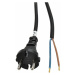 Kábel flexo šnúra, 10m, 2 x 1.5mm2, gumová H05RR-F2, čierna(SOLIGHT)