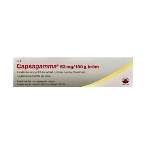 CAPSAGAMMA 53 mg/100 g krém 40 g