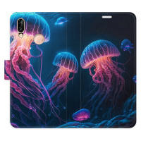 Flipové puzdro iSaprio - Jellyfish - Huawei P20 Lite
