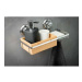 Compactor Bambusová polička s držiakom na mydlo Bestlock SPA Bamboo, 27,3 x 15 x 13,5 cm