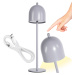 Toolight Toolight, bezdrôtová nočná USB lampa APP1362-T, šedá matná, OSW-08625