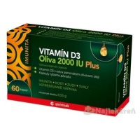 Glenmark VITAMÍN D3 Oliva 2000 IU Plus, 60 cps