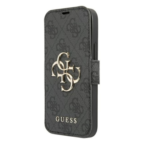 Púzdro Guess GUBKP13X4GMGGR iPhone 13 Pro Max 6,7" grey book 4G Big Metal Logo (GUBKP13X4GMGGR)