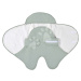 Zavinovačka Babynomade® Double Fleece Beaba Sage Green White dvojvrstvová extra teplá zelená od 