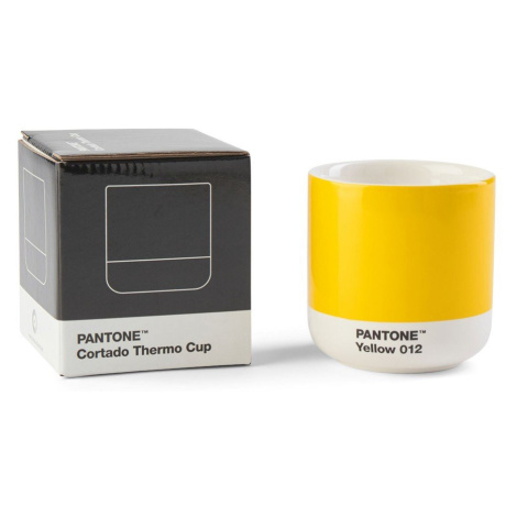 Žltá porcelánová šálka na cappuccino 175 ml Yellow 012 – Pantone