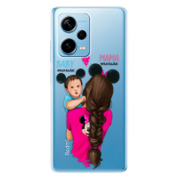 Odolné silikónové puzdro iSaprio - Mama Mouse Brunette and Boy - Xiaomi Redmi Note 12 Pro+ 5G