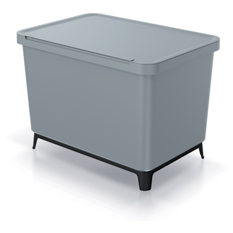Odpadkový kôš SYSTEMO 2x10 L + 23 L sivý Prosperplast