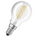 LED filament žiarovka E14 4 W teplá biela sada 3