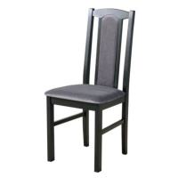 Sconto Jedálenská stolička BOLS 7 čierna/antracitová