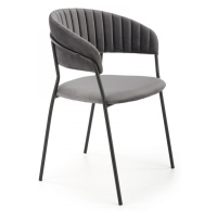 Designová stolička Peva sivá