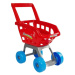 mamido Detský supermarket s nákupným košíkom červený