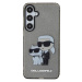 Plastové puzdro Karl Lagerfeld na Samsung Galaxy S24 5G S921 KLHCS24SHNKCTGK IML Glitter Karl an