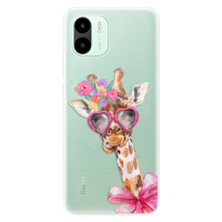 Odolné silikónové puzdro iSaprio - Lady Giraffe - Xiaomi Redmi A1 / A2