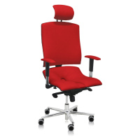 ASANA Seating Ergonomická kancelárska stolička Asana Architect Farba čalúnenia: Eko koža Červená
