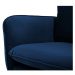 Modrá zamatová pohovka 160 cm Vienna – Cosmopolitan Design