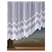 Forbyt, Hotová záclona alebo balkónový komplet, Gloria, biela 200 x 250 cm