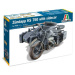 Italeri Model Kit military Zundapp KS 750 with sidecar 1: 9