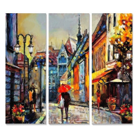 Obrazy v súprave 3 ks 20x50 cm Street – Wallity