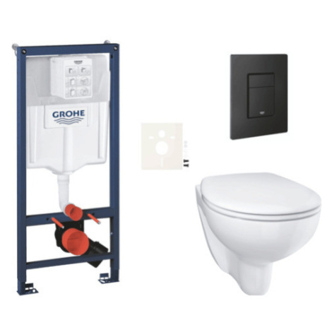 Závesný wc set do ľahkých stien / predstenová montáž Grohe Bau Ceramic SIKOGRSBAUEKF0