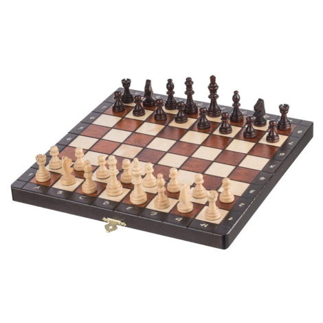 Stredné drevené šachy - magnetické