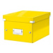 Leitz Malá škatuľa Click - Store metalická žltá