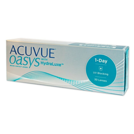 JOHNSON Acuvue Oasys with HydraLuxe jednodňové kontaktné šošovky 30 kusov, Počet dioptrií: -10, 