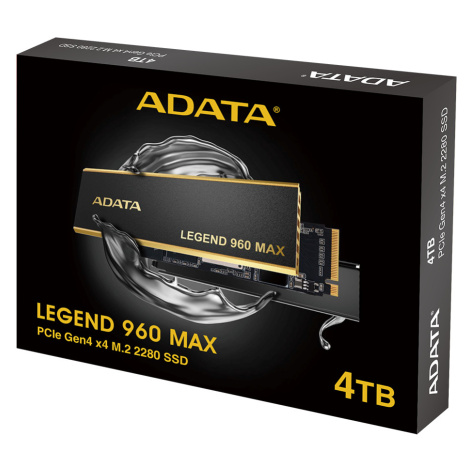 ADATA LEGEND 960 MAX/4TB/SSD/M.2 NVMe/Čierna/Heatsink/5R