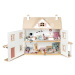 Drevený domček pre bábiku Humming Bird House Tender Leaf Toys exotický koloniálny štýl so 4 izba