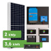 Ecoprodukt Hybrid Victron 2,4kWp 3,6kWh 1-fáz predpripravený solárny systém