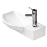 Kúpeľňové umývadlo ľavé MEXEN HUGO 50 x 23 cm biele