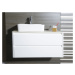 SAPHO - LUCIE umývadlová skrinka 89,5x45x44,5cm, biela LU090-3030