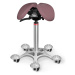 Sedlová stolička Salli SwingFit Farba čalúnenia: Syntetická koža - staroružová #9532, Výška post