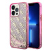 Kryt Guess iPhone 14 Pro 6.1" pink hardcase Liquid Glitter 4G Transculent (GUHCP14LLC4PSGP)