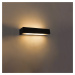 Dizajnové predĺžené nástenné svietidlo čierne 35 cm - Houx