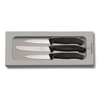 Victorinox súprava nožov na zeleninu 3 ks Swiss Classic plast čierny