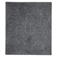 Kusový koberec Color Shaggy šedý čtverec - 80x80 cm Vopi koberce