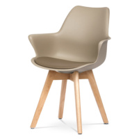 Jedálenská stolička Autronic 61x81 cm béžová plast CT-771 CAP
