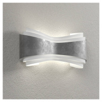 Ionica - nástenné svietidlo LED so strieborným listom