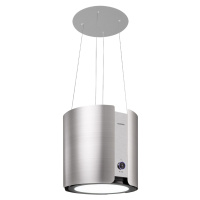 Klarstein Skyfall Smart, digestor, 45 cm, ostrovčekový, 402 m³/h, LED, nehrdzavejúca oceľ, strie