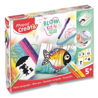 Súprava Maped Creativ Blowpen String´Art - Fúkacie pero 6 farieb